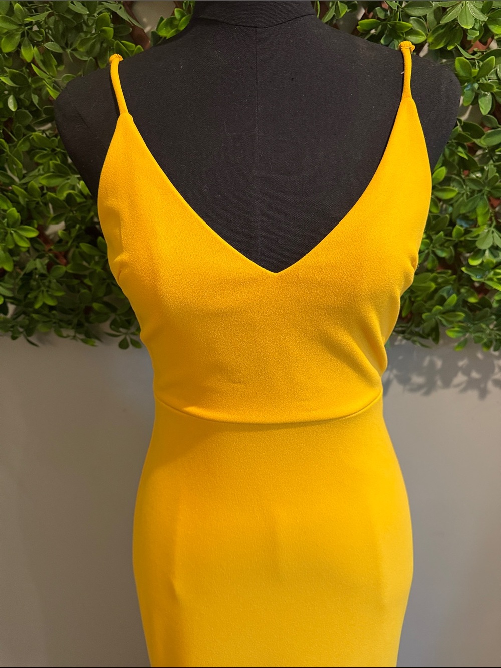 PETITE LENGTH (~5'2) Infinite Glory Golden Yellow Maxi Dress - Picture 4 of 16